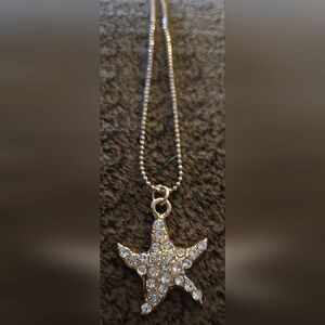 Goldtone Starfish Necklace
